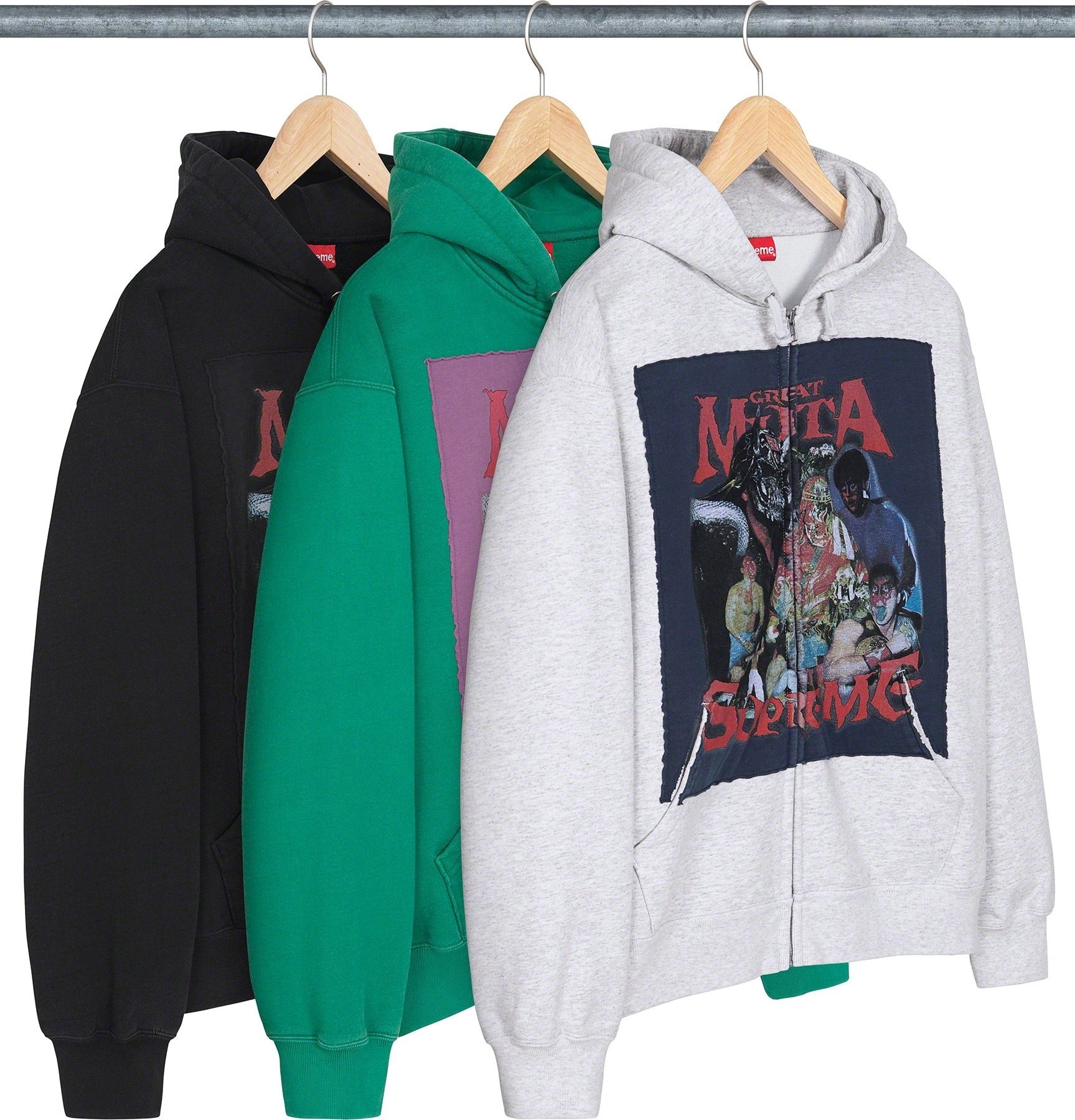 Muta Zip Up Hooded Sweatshirt